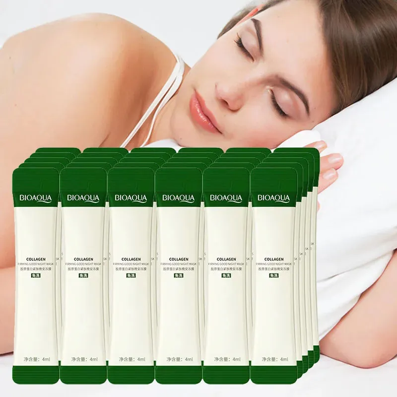 10 / 20 / 30 Piece Collagen Sleeping Face Masks Moisturizing & Anti Aging