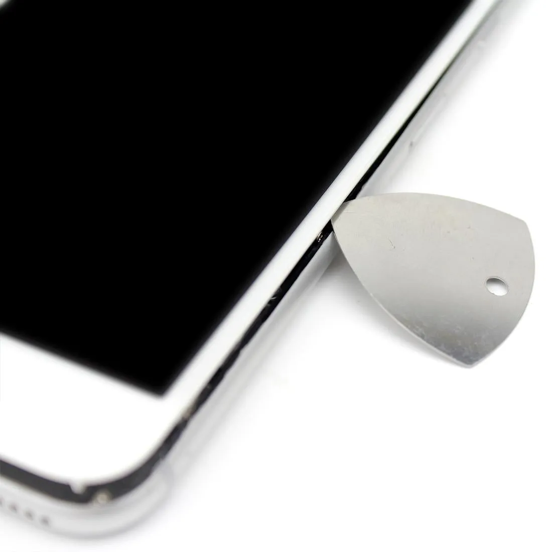 100 Stainless Steel Triangle Opening Picks for Phone Repair