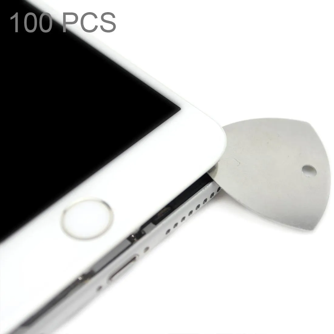 100 Stainless Steel Triangle Opening Picks for Phone Repair