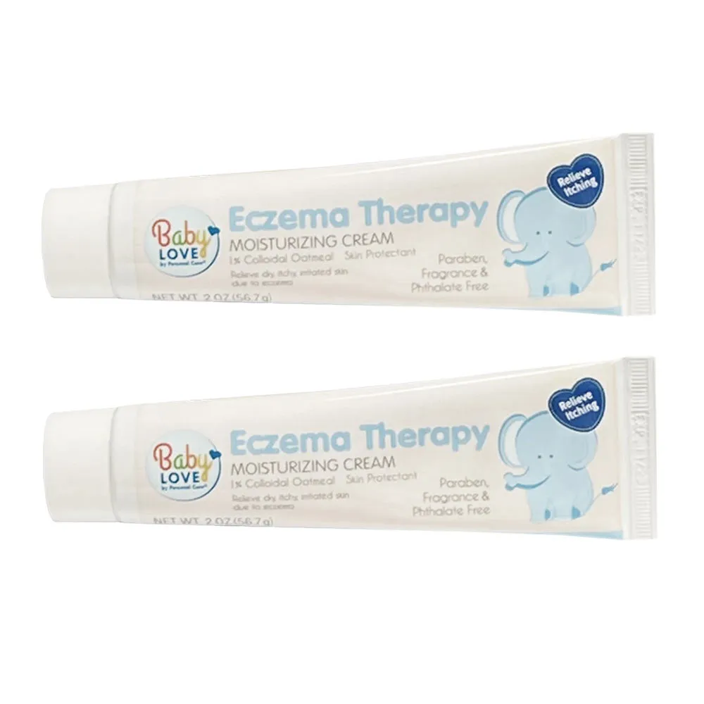 2 Pack Baby Eczema Therapy Moisturizing Cream Relieves Dry Itchy Irritated Skin