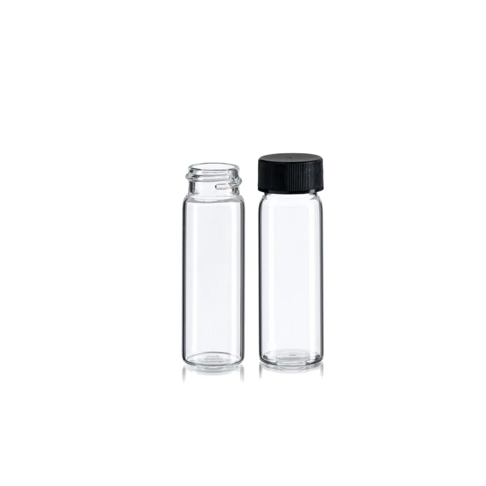 50 Pc Clear Glass Sample Bottle Test Tube Small Bottles Vials Storage Containers