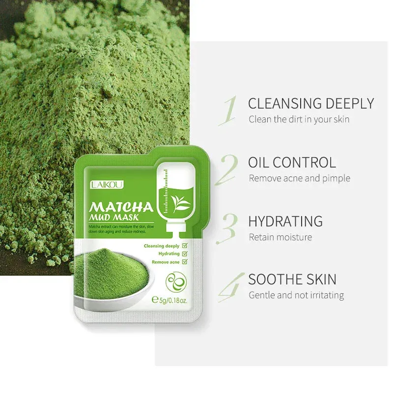 50 Piece Sakura Mud Masks Moisturizing Anti Aging Anti Acne Deep Cleansing Face Mask
