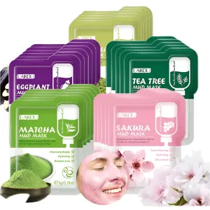 50 Piece Sakura Mud Masks Moisturizing Anti Aging Anti Acne Deep Cleansing Face Mask