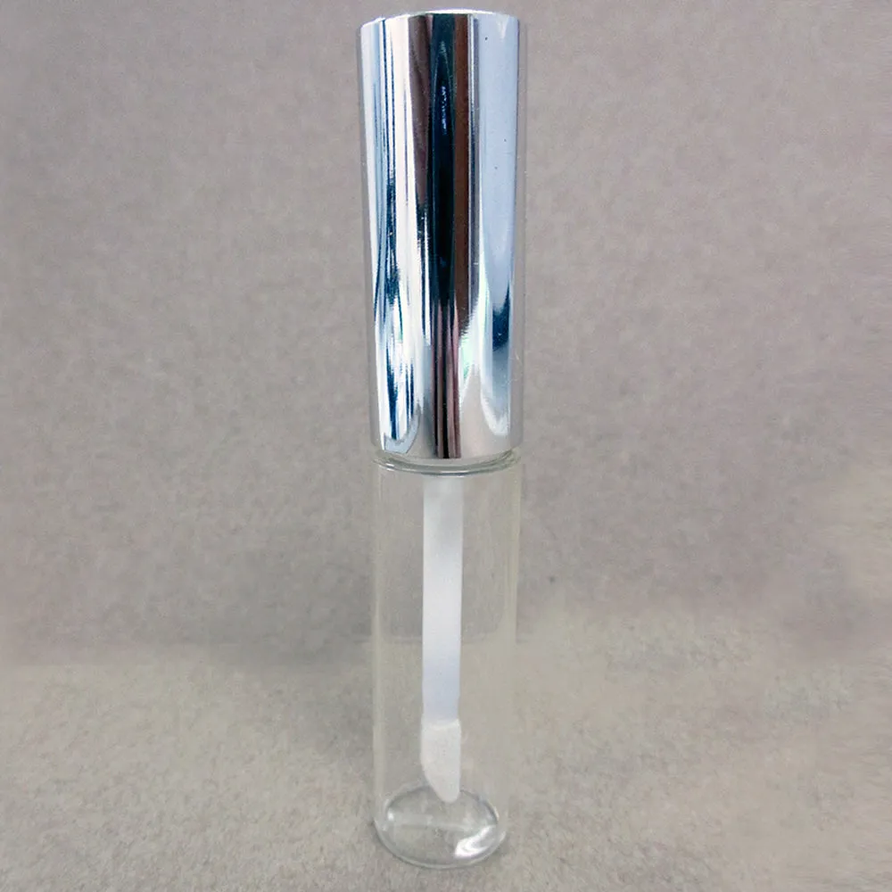 50 Plastic PET Clear Lip Gloss Bottles 8ML Tube Container Stoppers Not Included