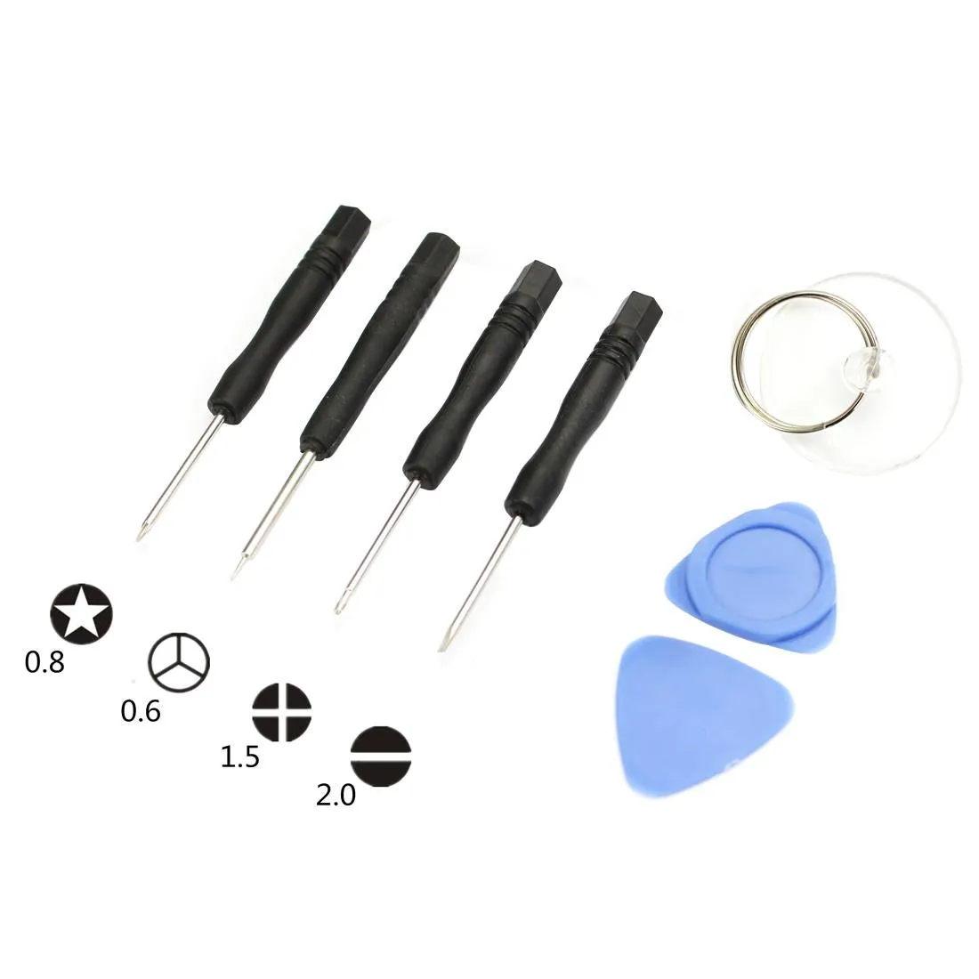 9-piece Repair Tool Set for Iphone 7 / 7 Plus