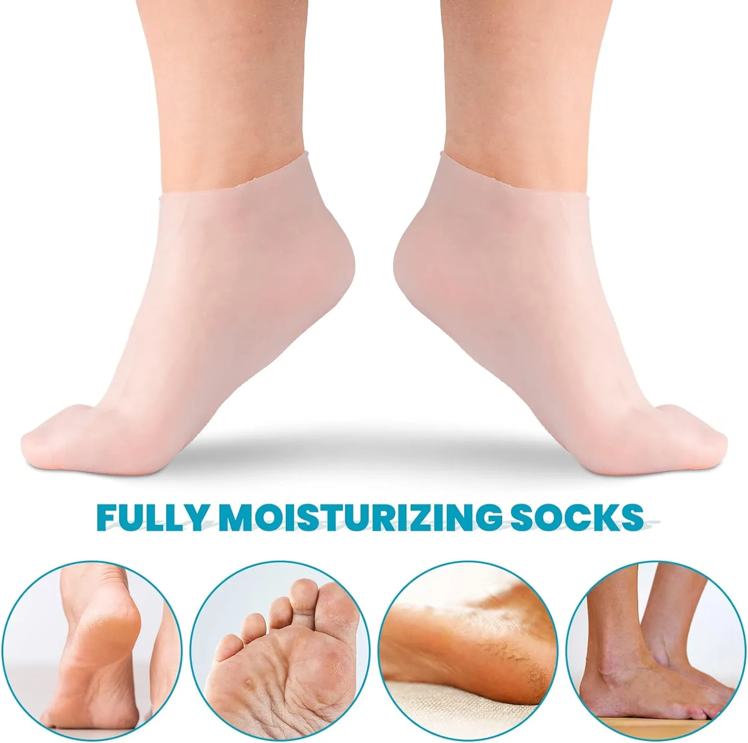 BUY 2 SAVE 10%Moisturizing Foot Mask Exfoliating Silicone Socks Beach Protective Socks