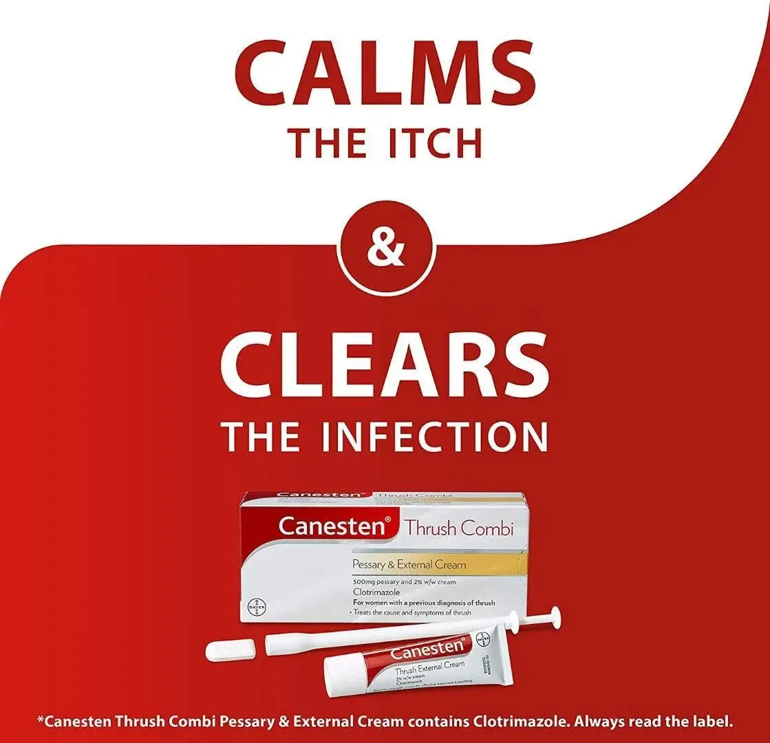 Canesten Thrush Combi Internal & External Creams for Thrush Treatment