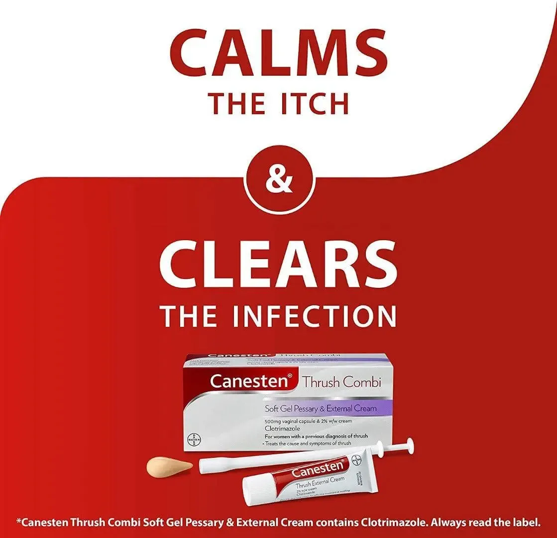 Canesten Thrush Combi Internal & External Creams for Thrush Treatment