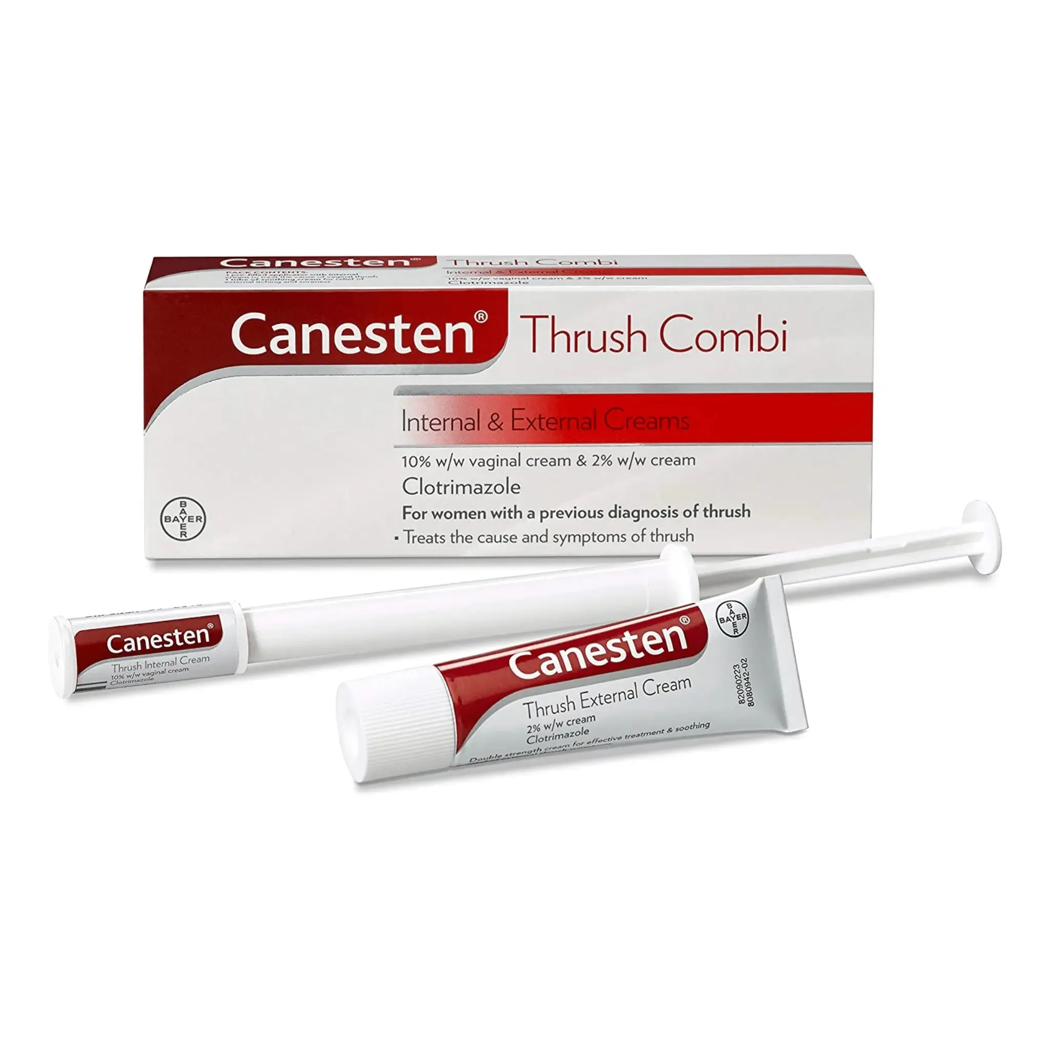 Canesten Thrush Combi Internal & External Creams for Thrush Treatment