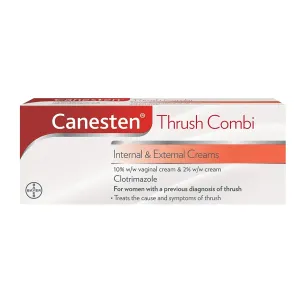 Canesten Thrush Combi Internal & External Creams for Thrush Treatment