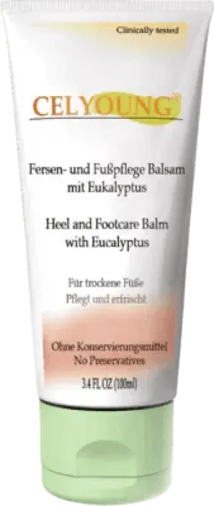 CELYOUNG heel and foot care balm with eucalyptus