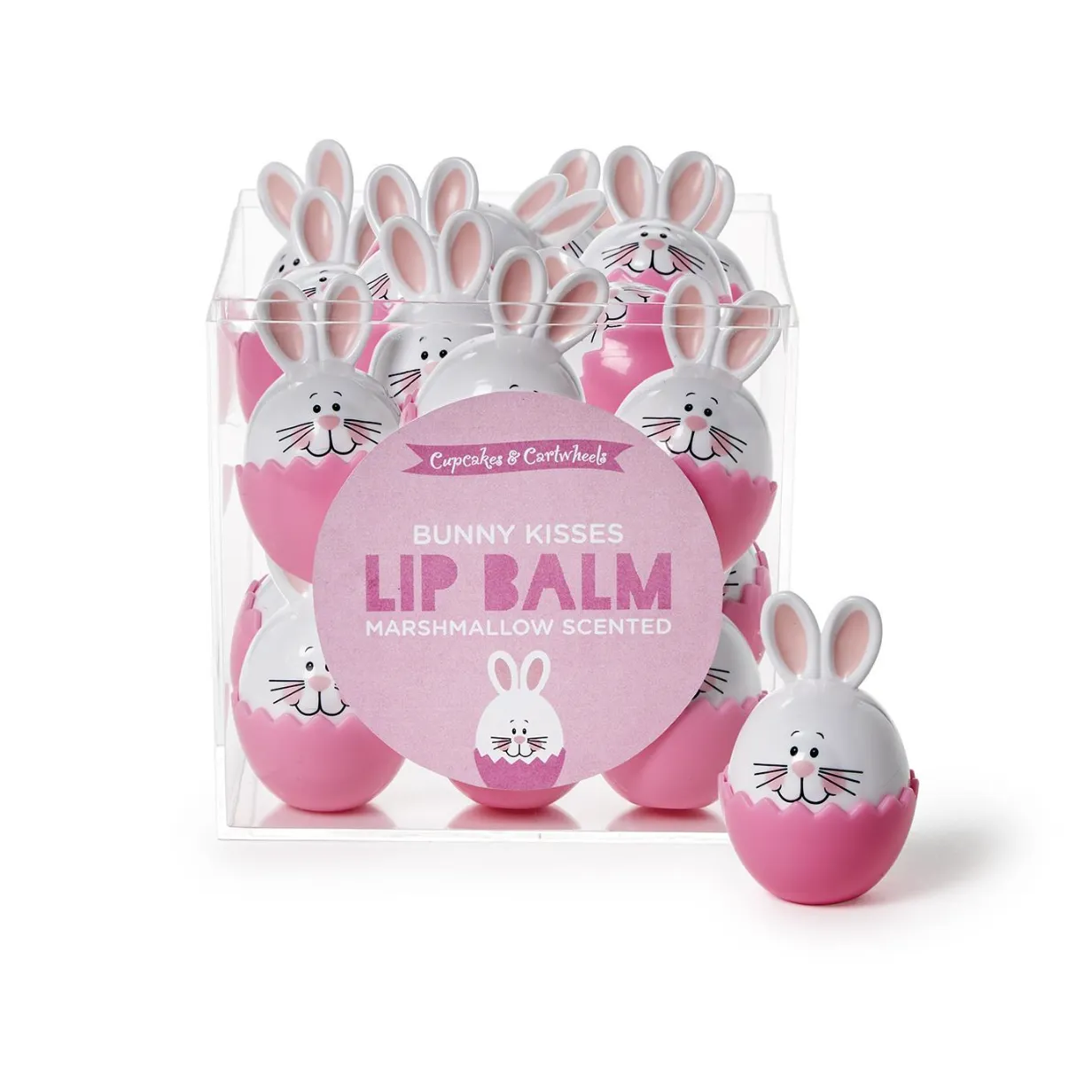 Cupcakes & Cartwheels Marshmallow Scented Bunny Lip Balm