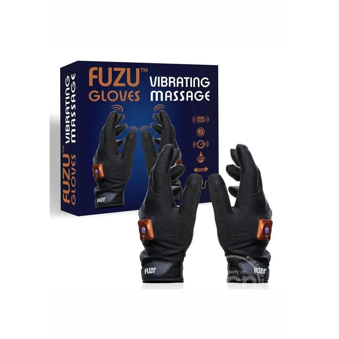 Fuzu Rechargeable Vibrating Massage Right and Left Hand Gloves