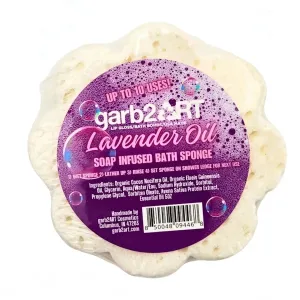 Garb2Art Soap Infused Bath Sponge - Lavender