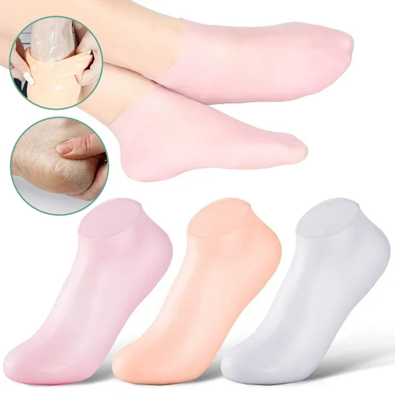 Moisturizing Foot Mask Exfoliating Silicone Socks Beach Protective Socks