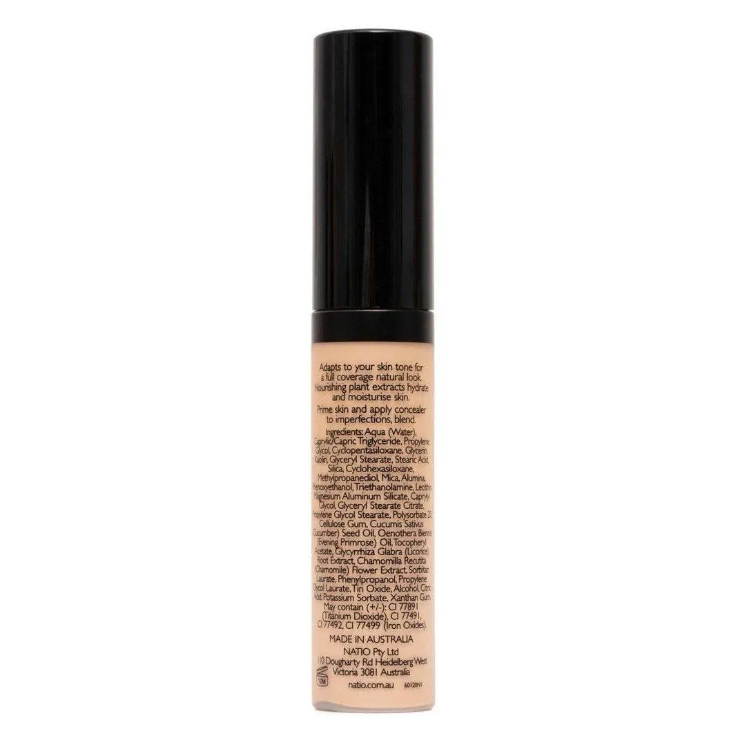 Natio Full Coverage Concealer Medium Dark 12ml