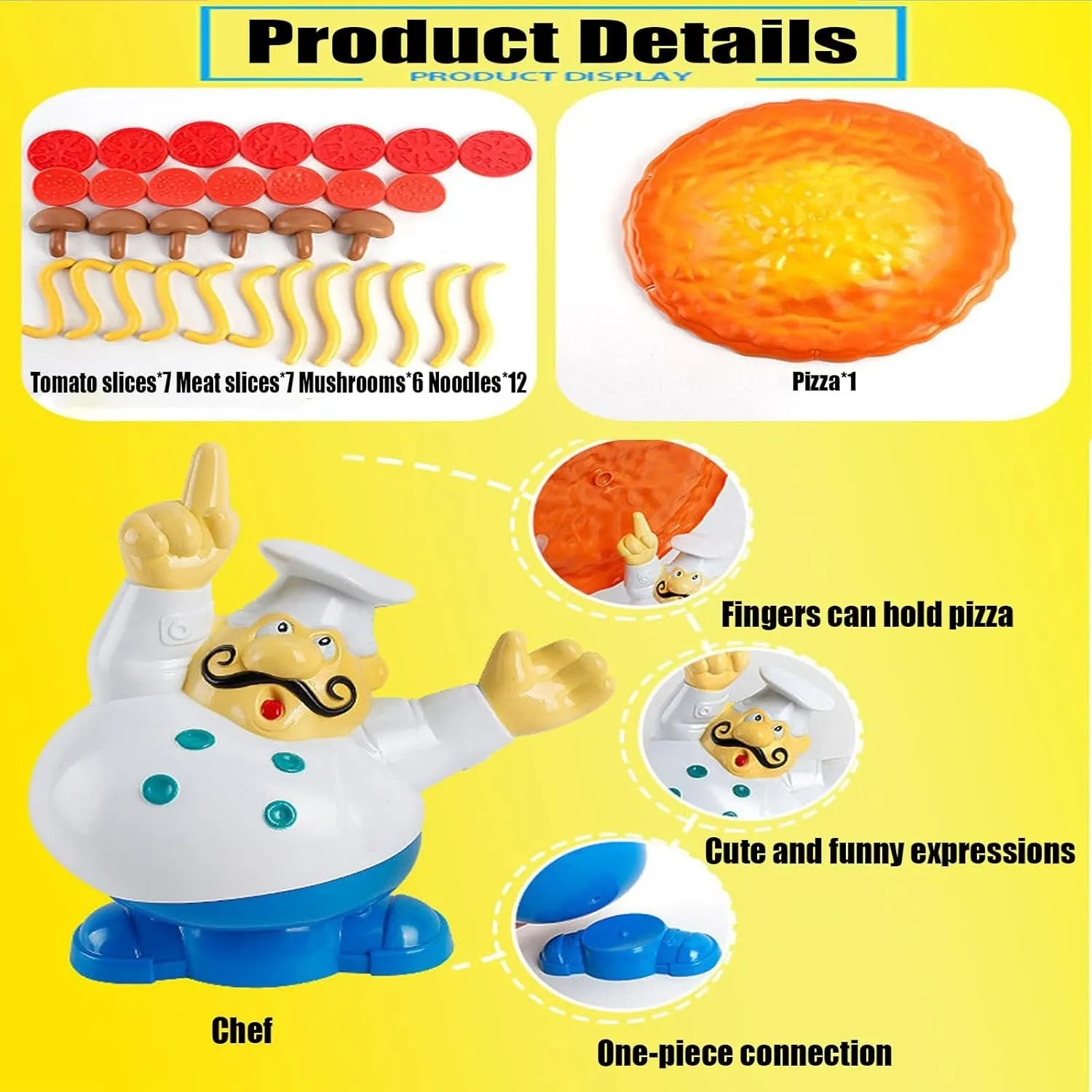 Pizza Balance Game - Creative Chef Pizza Puzzle, Fun for Family & Friends