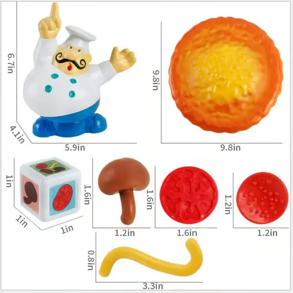Pizza Balance Game - Creative Chef Pizza Puzzle, Fun for Family & Friends