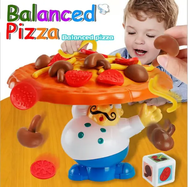 Pizza Balance Game - Creative Chef Pizza Puzzle, Fun for Family & Friends