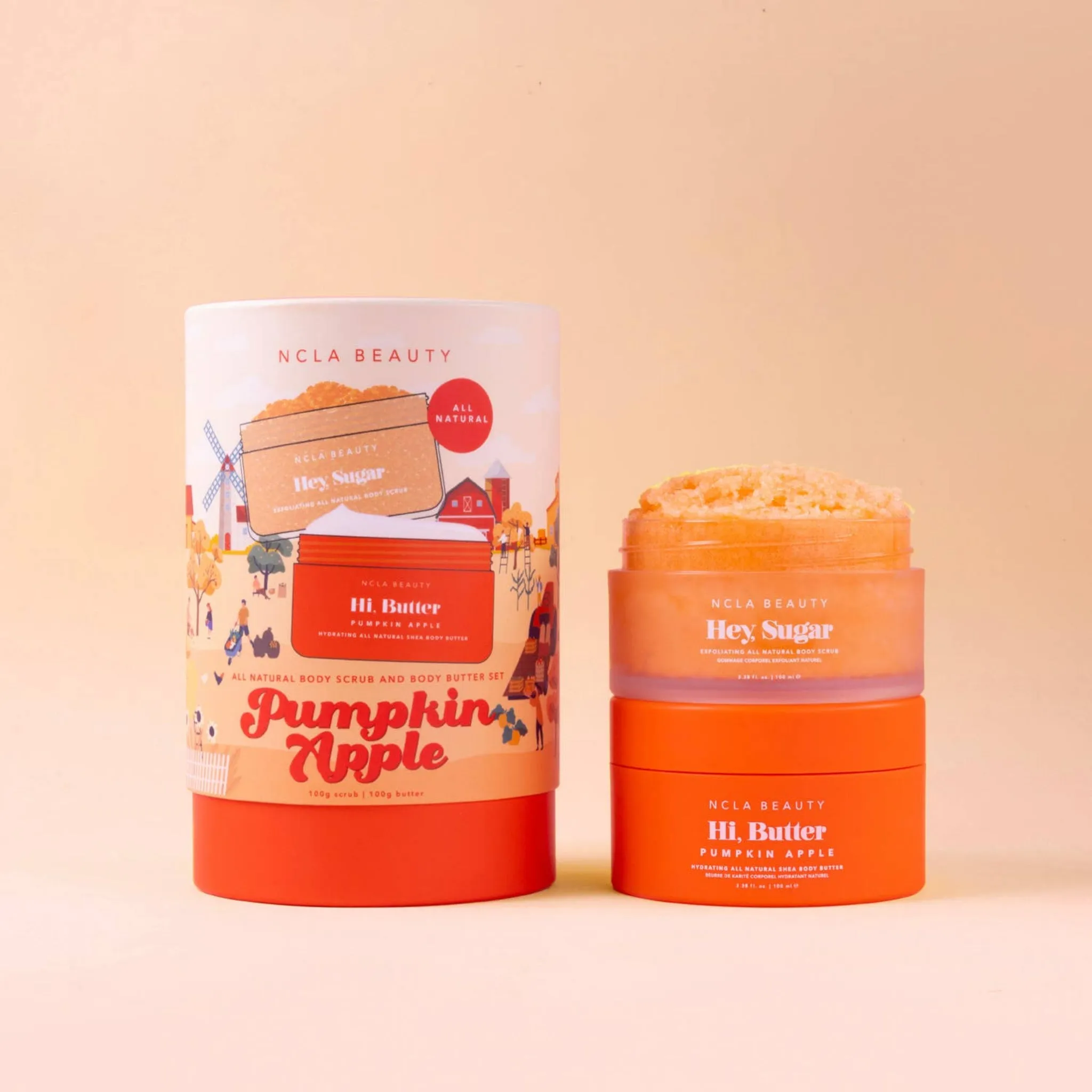 PUMPKIN APPLE Body Scrub   Body Butter Set