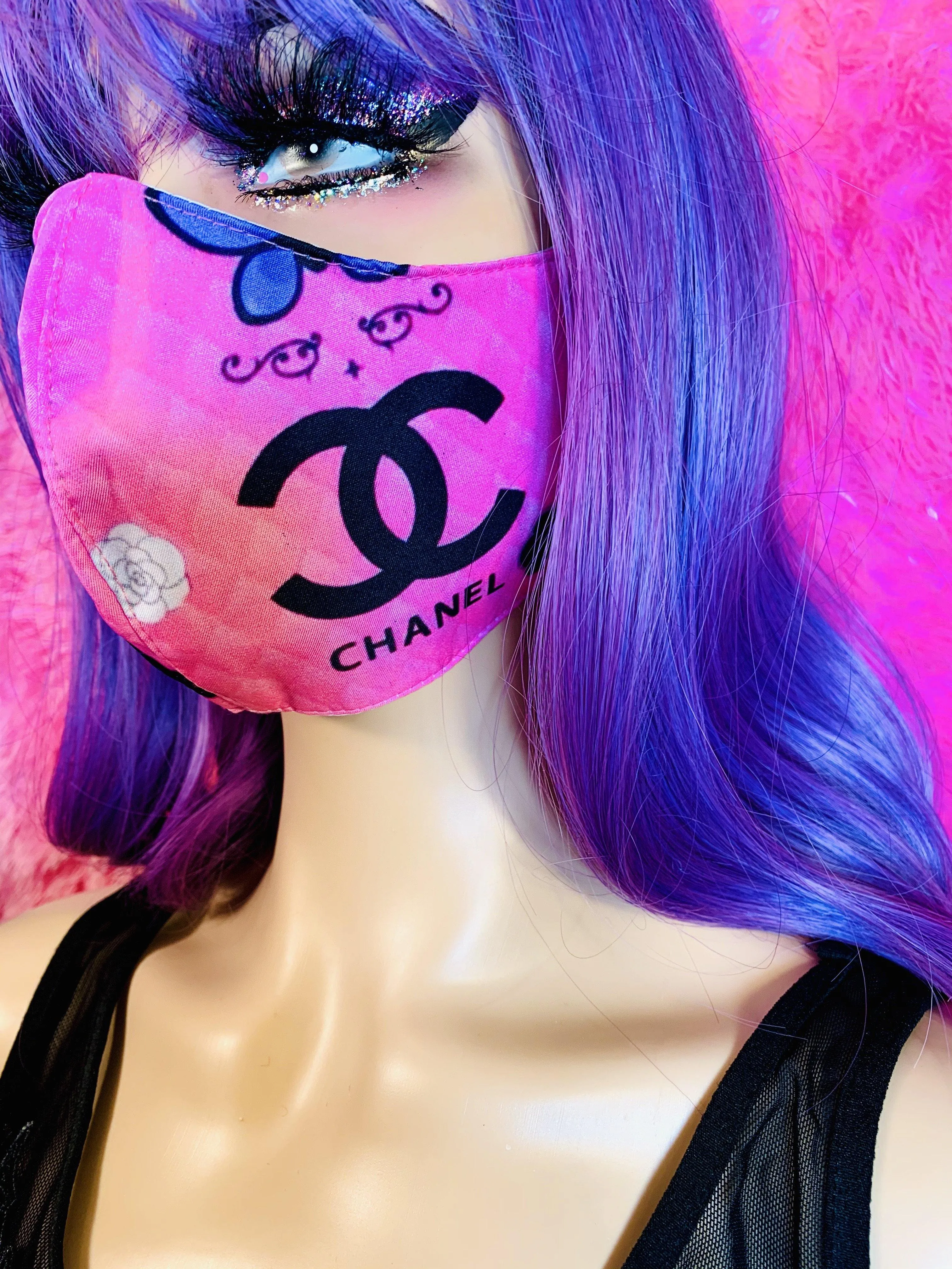 Purple Diamond Cc Face Mask