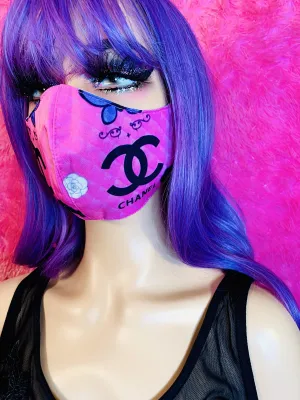 Purple Diamond Cc Face Mask