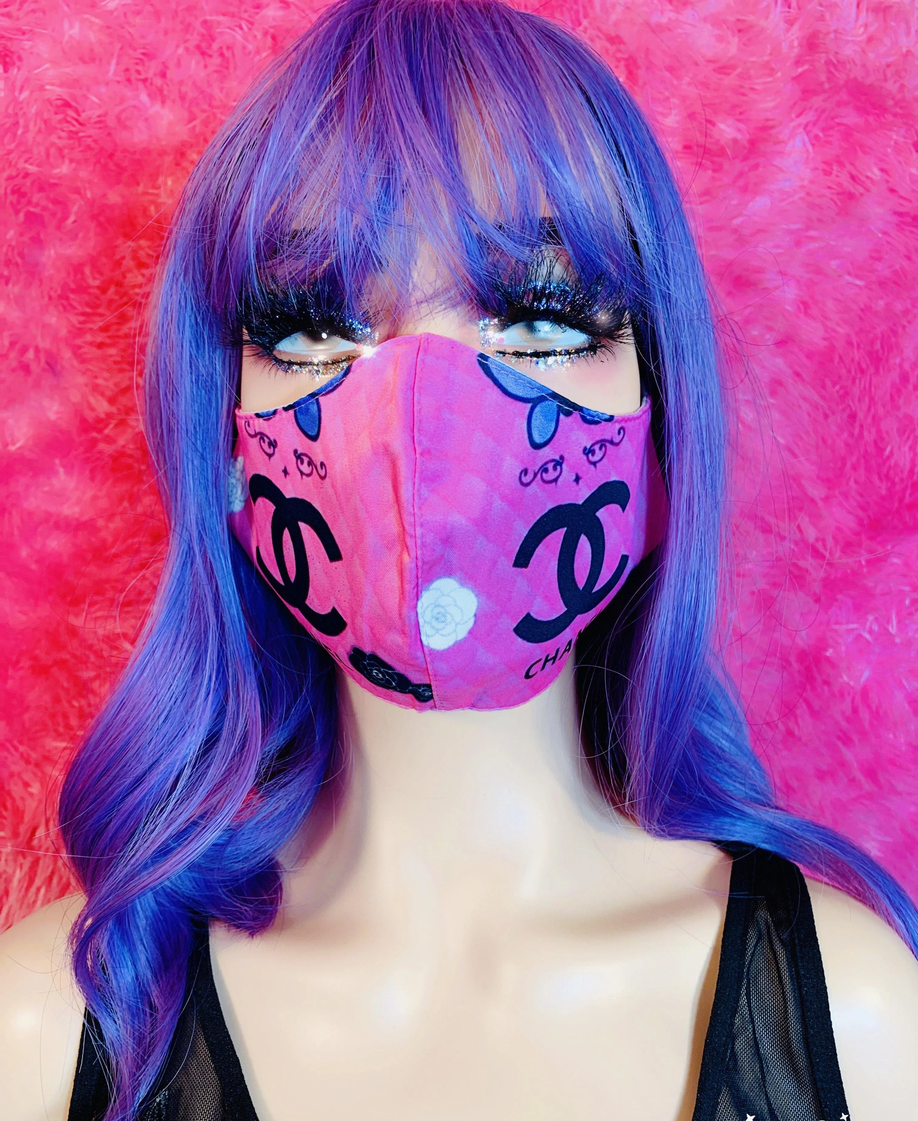 Purple Diamond Cc Face Mask