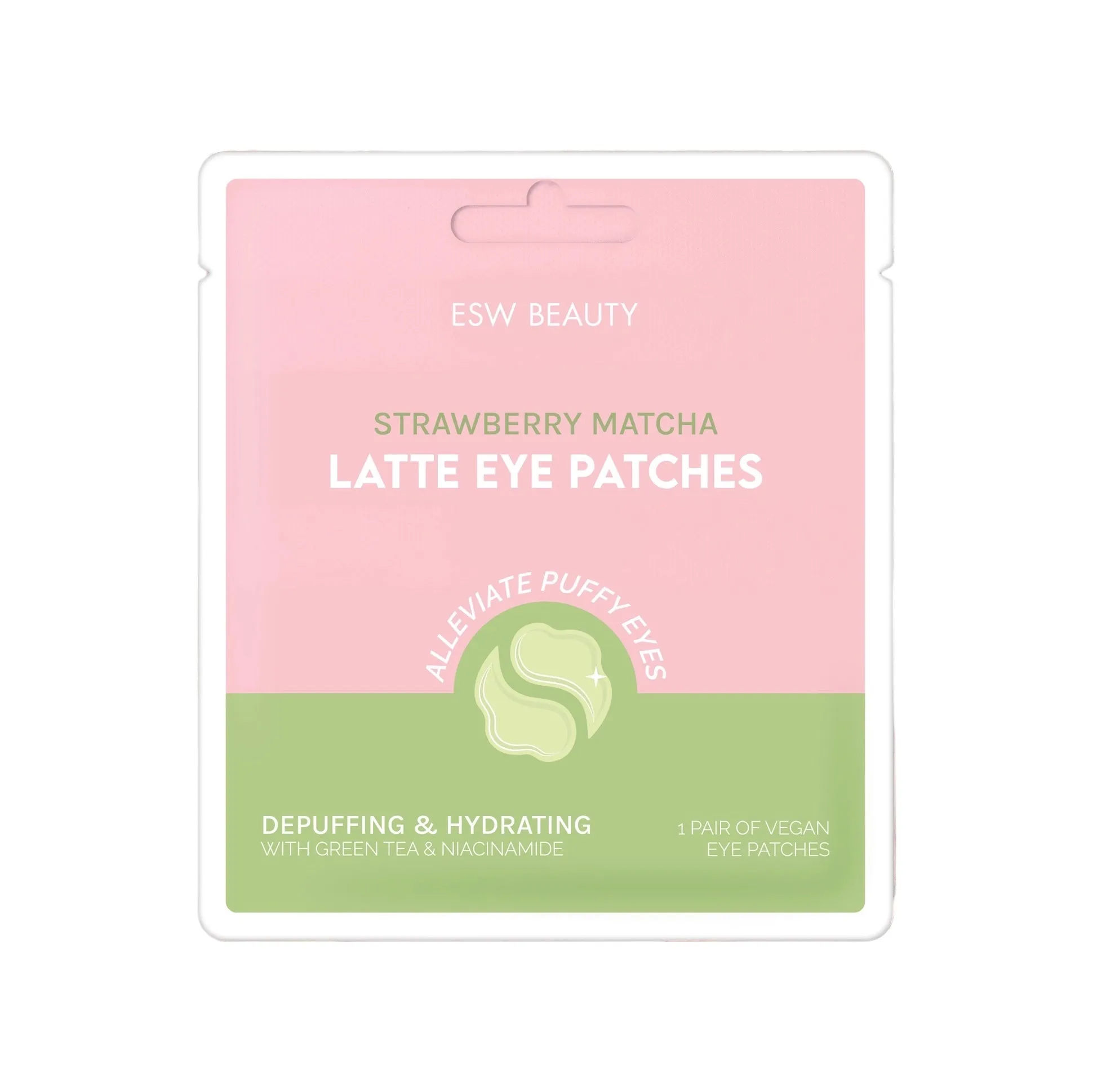 Strawberry Matcha Latte Eye Patches