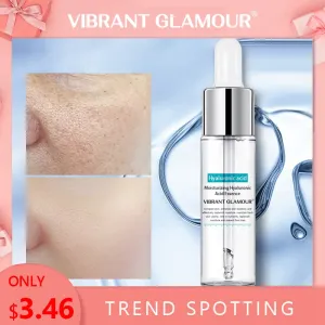 VIBRANT GLAMOUR Hyaluronic Acid Face Serum Anti-Aging Shrink Pore Whitening Moisturizing Essence Face Cream Dry Skin Care 15ml