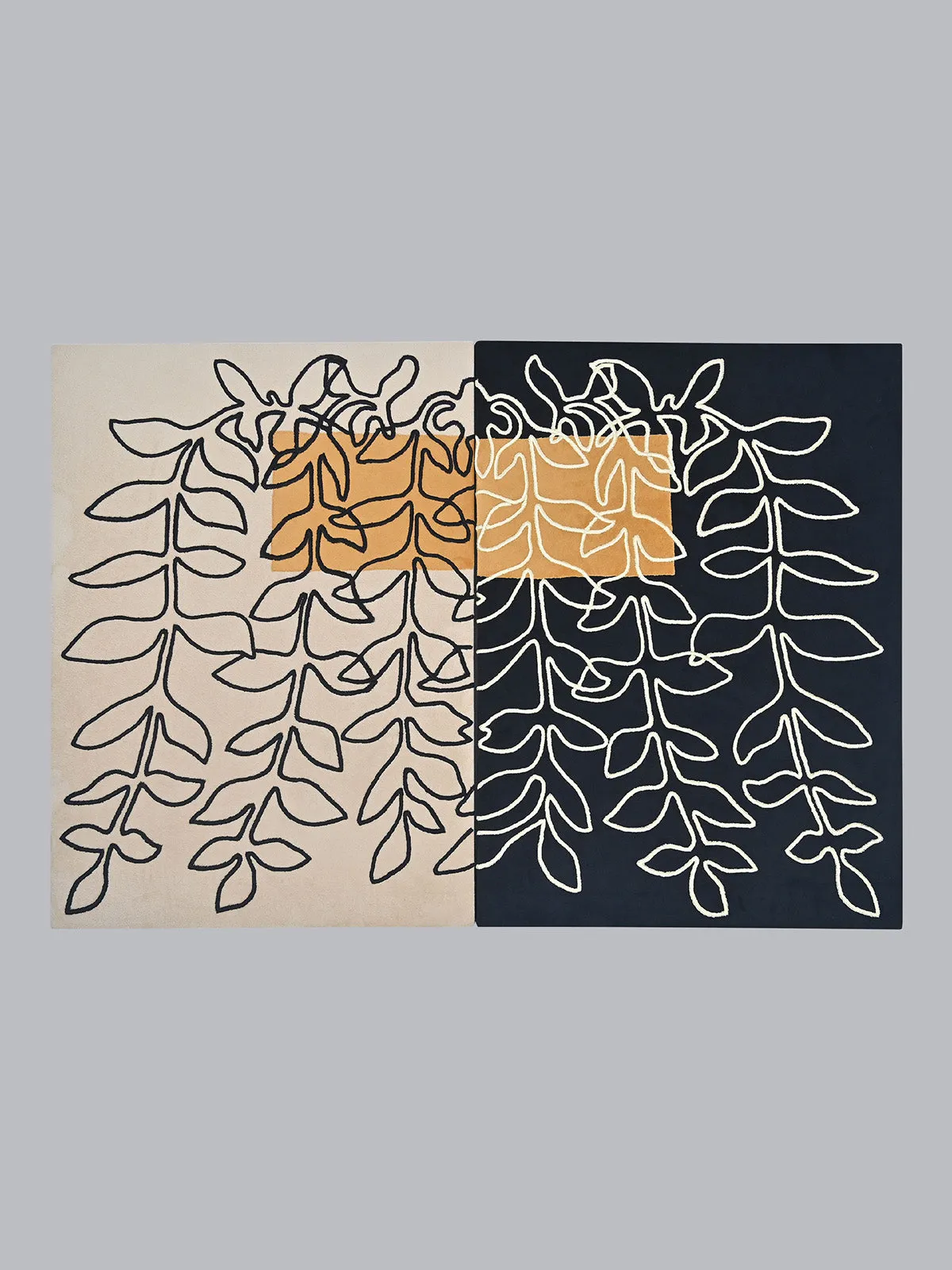 Whispered Duets Diptych Textile Art